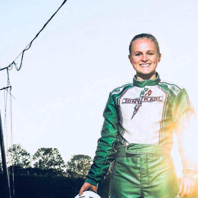 Julie Friis - dansk mester i DSK OK Junior 2018
(Foto: Julie Racing Facebook)